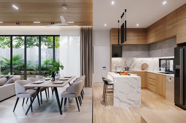 Thiết kế phòng bếp đẹp, đơn giản – Giải pháp cho không gian sống tiện nghi